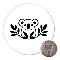 Magnet Koala Silhouette 59mm Kühlschrankmagnet...