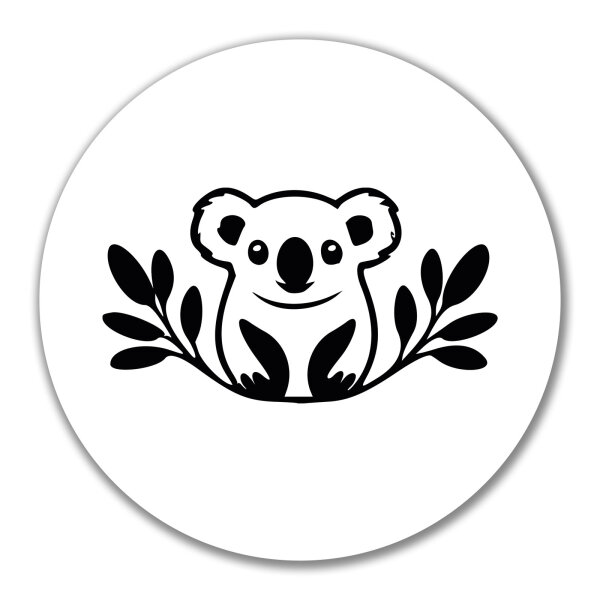Aufkleber Koala Silhouette 10cm Sticker