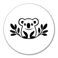 Aufkleber Koala Silhouette 10cm Sticker