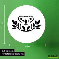 Aufkleber Koala Silhouette 10cm Sticker