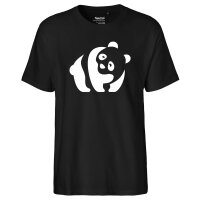 Herren T-Shirt Panda Silhouette Größe S-3XL