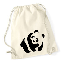 Turnbeutel Panda Silhouette 12 Liter