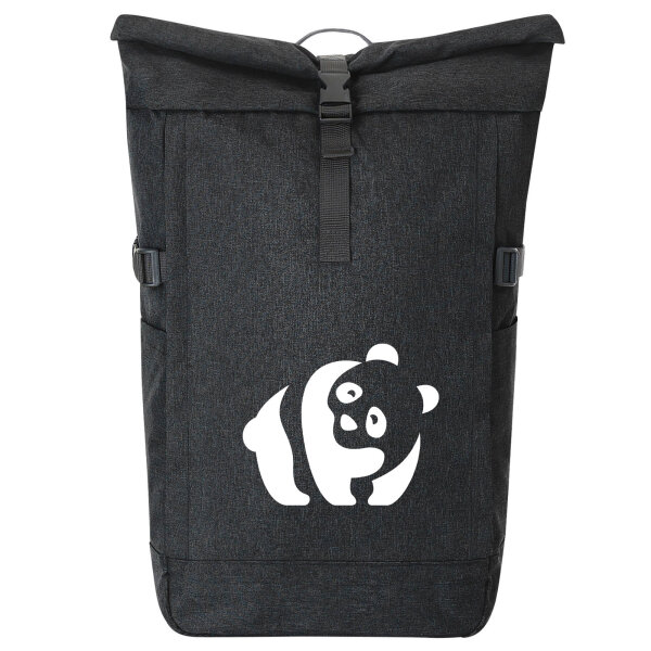 Kurierrucksack Panda Silhouette 30-44 Liter Black Melange