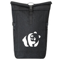 Kurierrucksack Panda Silhouette 30-44 Liter Black Melange