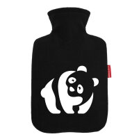 Wärmflasche Panda Silhouette