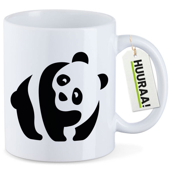 Kaffeetasse Panda Silhouette 330ml