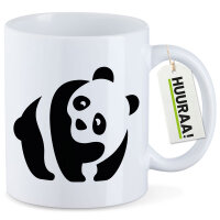 Kaffeetasse Panda Silhouette 330ml