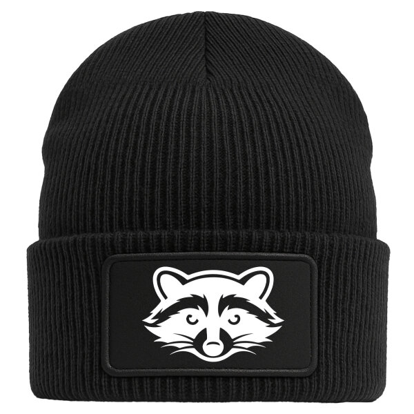 Beanie Waschbär Silhouette