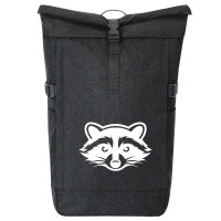 Kurierrucksack Waschbär Silhouette 30-44 Liter Black...