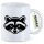 Kaffeetasse Waschbär Silhouette 330ml