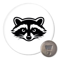 Magnet Waschbär Silhouette 59mm...
