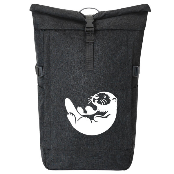 Kurierrucksack Otter Silhouette 30-44 Liter Black Melange