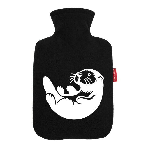 Wärmflasche Otter Silhouette