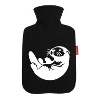 Wärmflasche Otter Silhouette