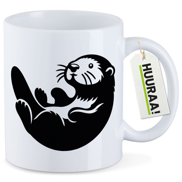 Kaffeetasse Otter Silhouette 330ml