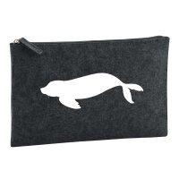 Kulturbeutel Robbe Silhouette 1 Liter Filz Charcoal...
