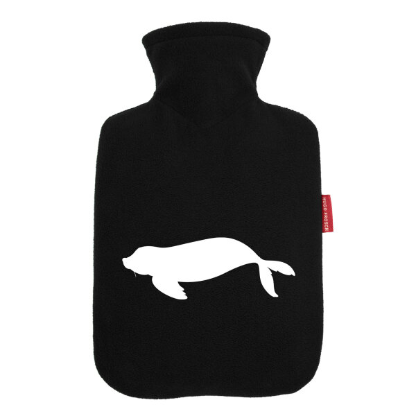 Wärmflasche Robbe Silhouette
