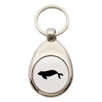 Schlüsselanhänger Robbe Silhouette
