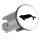 Waschbeckenstöpsel Robbe Silhouette 4cm Abflussstopfen