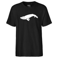 Herren T-Shirt Wal Silhouette Größe S-3XL