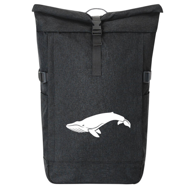 Kurierrucksack Wal Silhouette 30-44 Liter Black Melange