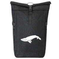 Kurierrucksack Wal Silhouette 30-44 Liter Black Melange