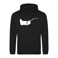 Unisex Hoodie Rochen Silhouette Größe S-3XL