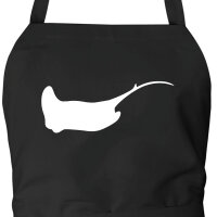 Schürze Rochen Silhouette