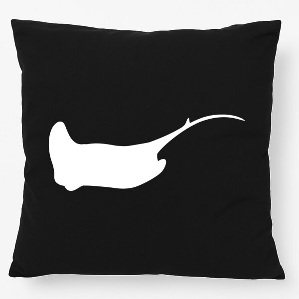 Kissen Rochen Silhouette 40x40cm