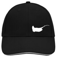 Cappy Mütze Rochen Silhouette