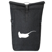 Kurierrucksack Rochen Silhouette 30-44 Liter Black Melange