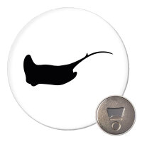 Magnet Rochen Silhouette 59mm Kühlschrankmagnet...