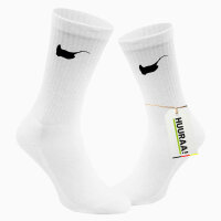 Socken Rochen Silhouette Größe 37/46 White Motiv Tennissocken