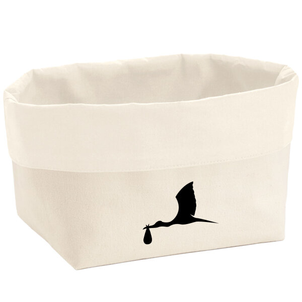 Organizer Klapperstorch mit Baby Silhouette