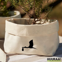 Organizer Klapperstorch mit Baby Silhouette