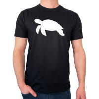 Herren T-Shirt Schildkröte Silhouette...