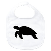 Baby Lätzchen Schildkröte Silhouette