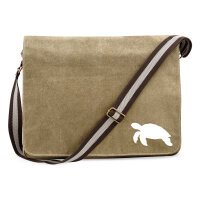 Umhängetasche Schildkröte Silhouette 14 Liter