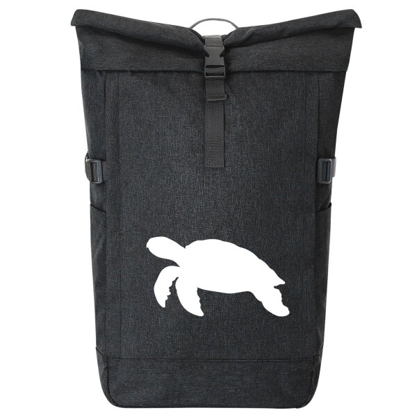 Kurierrucksack Schildkröte Silhouette 30-44 Liter Black Melange