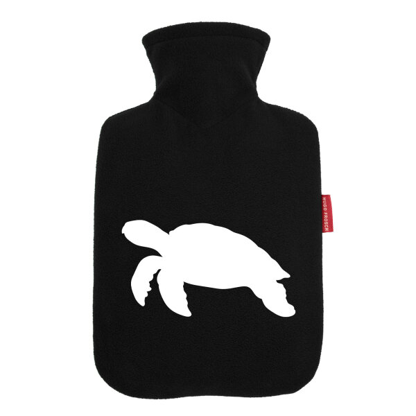 Wärmflasche Schildkröte Silhouette