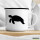 Emaille Tasse Schildkröte Silhouette 300ml Vintage Emaille Becher