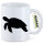 Kaffeetasse Schildkröte Silhouette 330ml