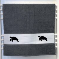 Handtuch Schildkröte Silhouette 50x100cm