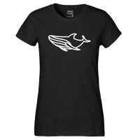 Damen T-Shirt Blauwal Silhouette Größe XS-XXL