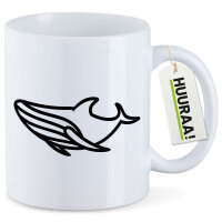 Kaffeetasse Blauwal Silhouette 330ml