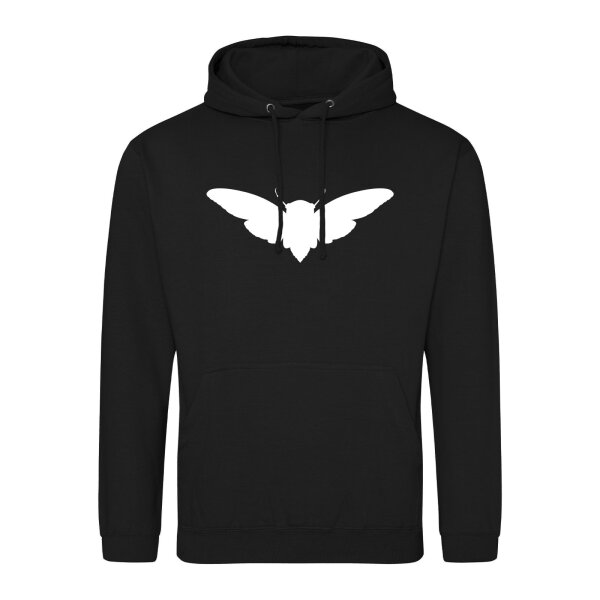 Unisex Hoodie Motte Silhouette Größe S-3XL