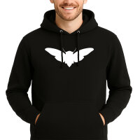 Unisex Hoodie Motte Silhouette Größe S-3XL