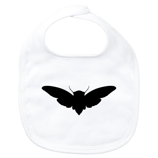 Baby Lätzchen Motte Silhouette