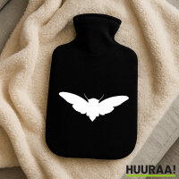 Wärmflasche Motte Silhouette