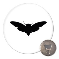 Magnet Motte Silhouette 59mm Kühlschrankmagnet...